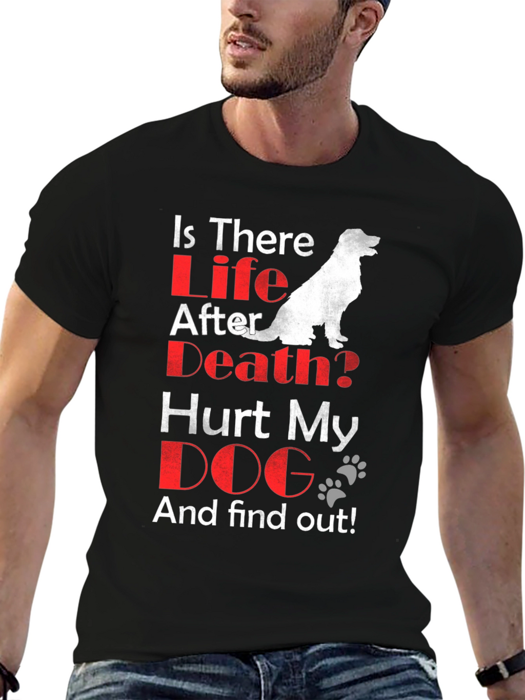 Is There Life After Death? Dog Lover T-Shirt