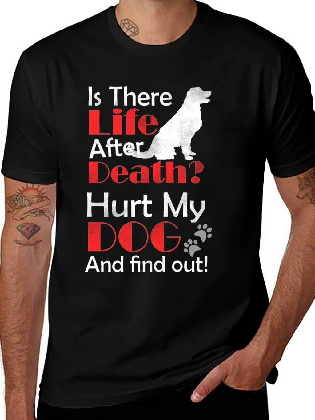 Is There Life After Death? Dog Lover T-Shirt
