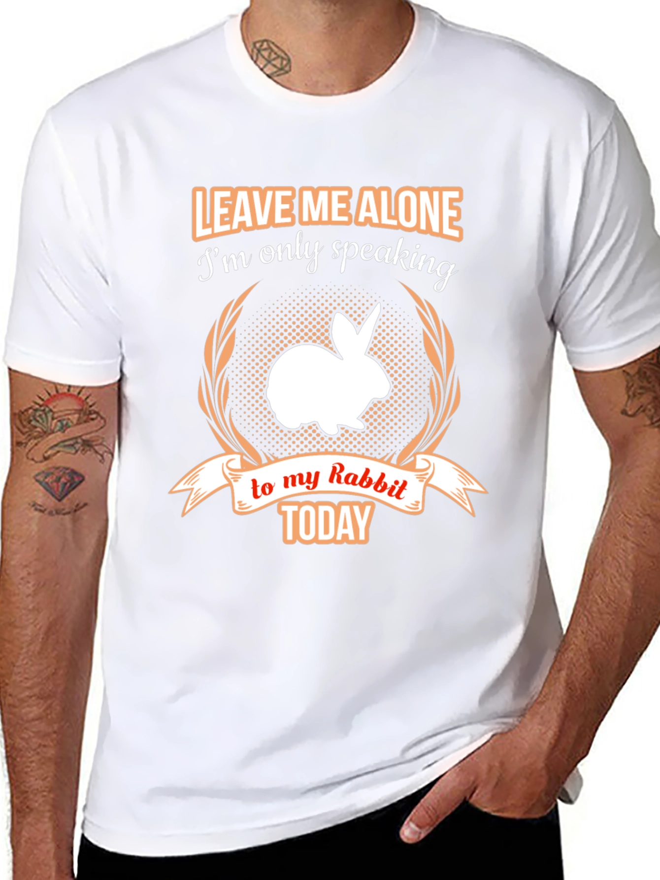Leave Me Alone Rabbit T-Shirt
