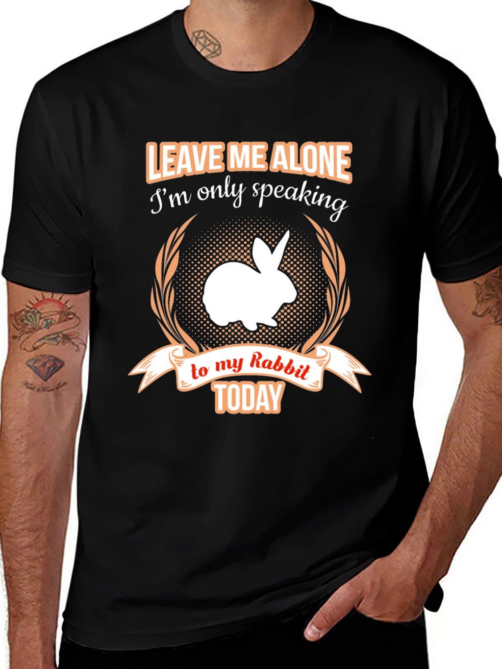 Leave Me Alone Rabbit T-Shirt