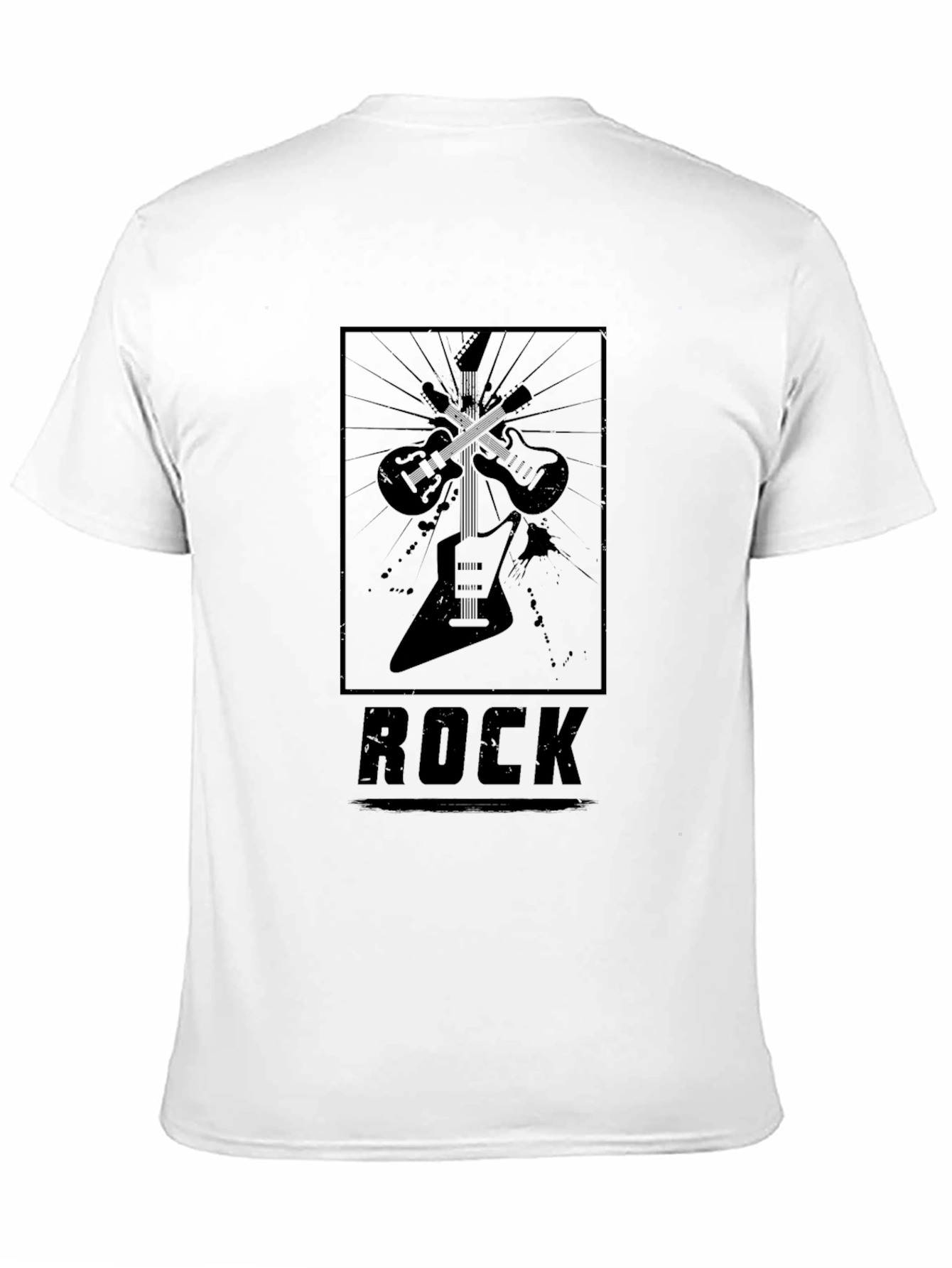 Rock Music Graphic T-Shirt - Black Cotton Tee