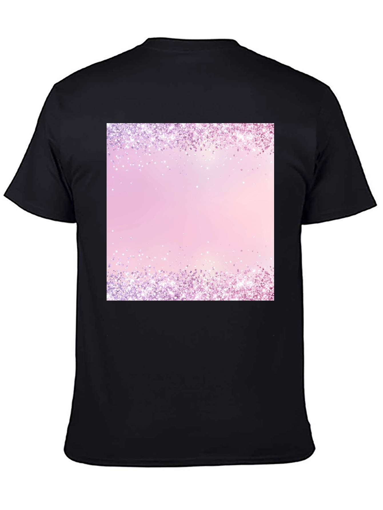 Sparkling Border Graphic Print T-Shirt