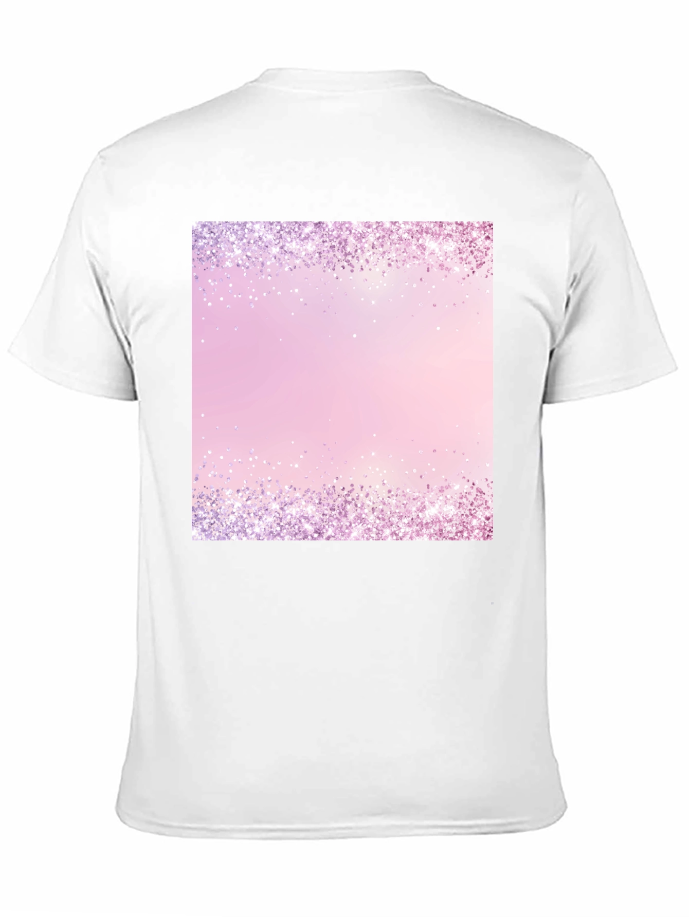 Sparkling Border Graphic Print T-Shirt