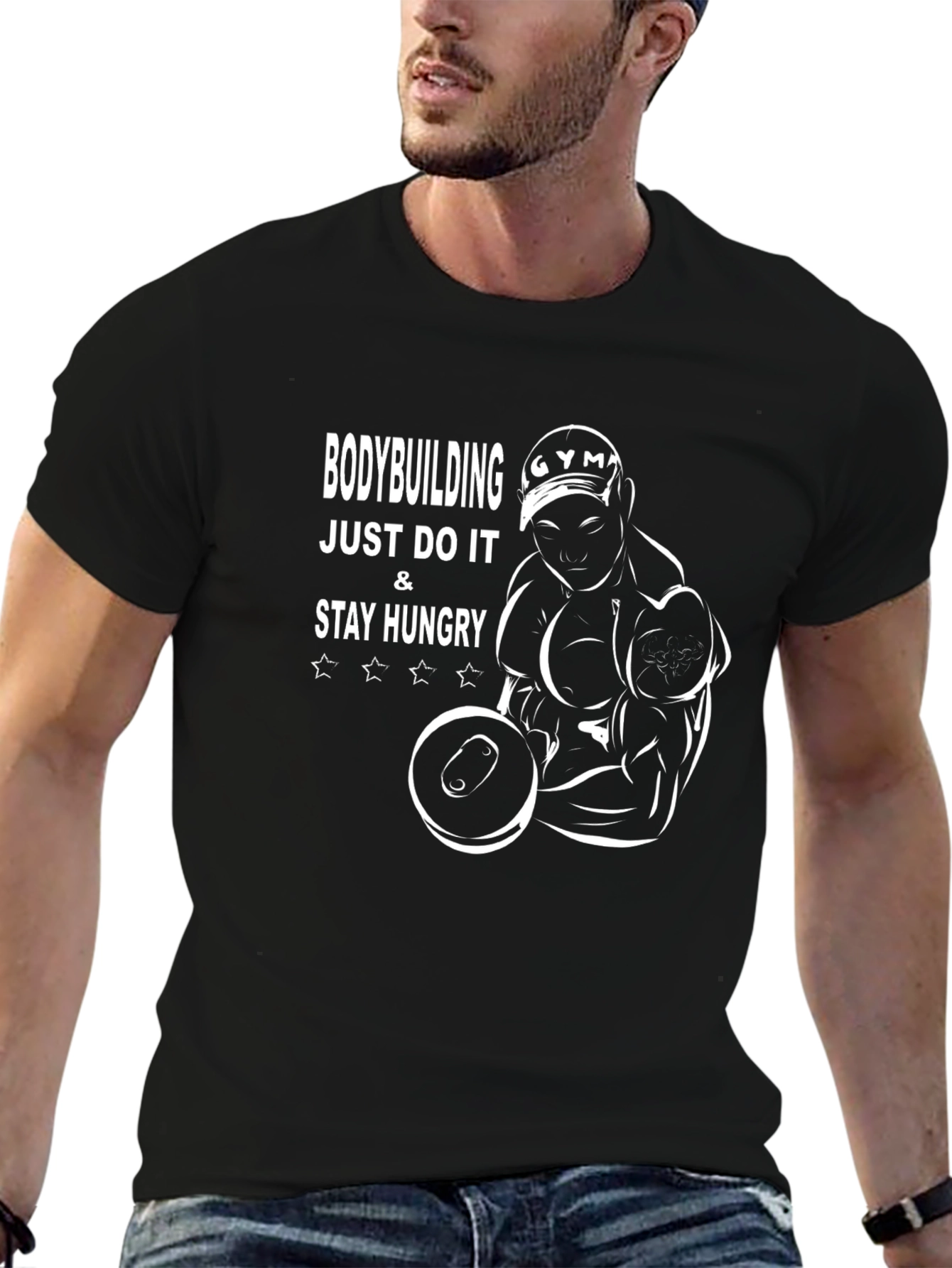 Bodybuilding Gym Motivation Graphic T-Shirt