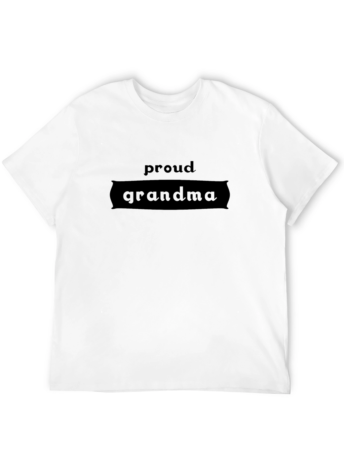 Proud Grandma Black T-Shirt