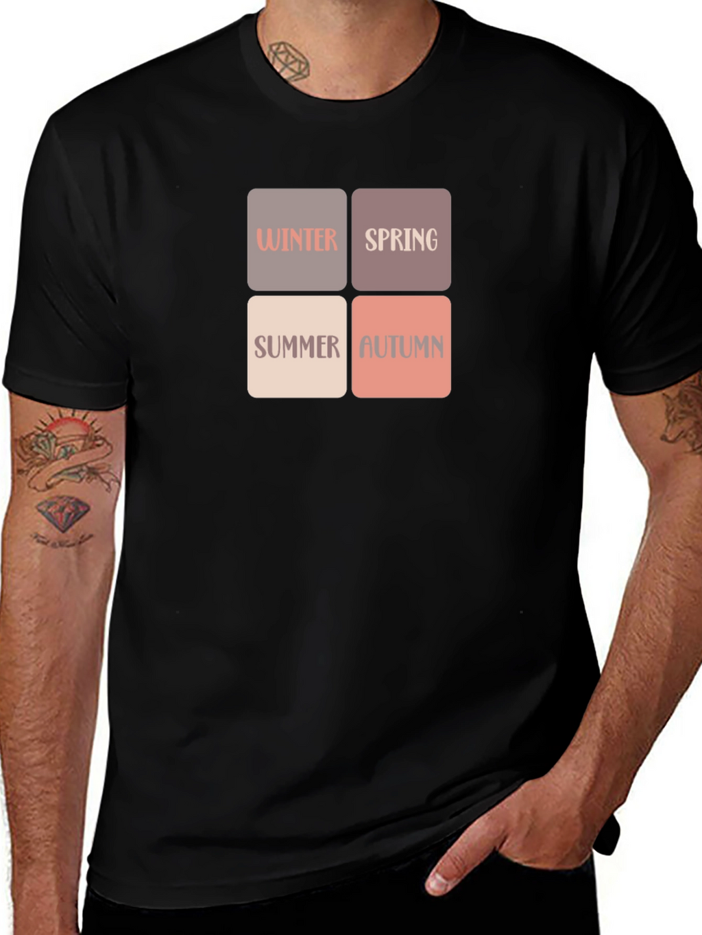 Seasons T-Shirt: Winter Spring Summer Autumn