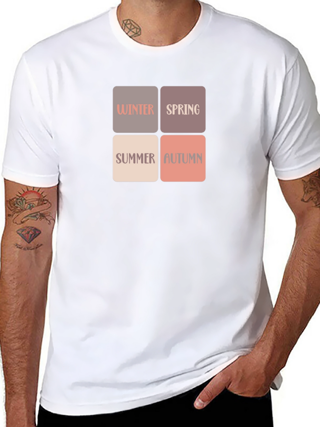 Seasons T-Shirt: Winter Spring Summer Autumn