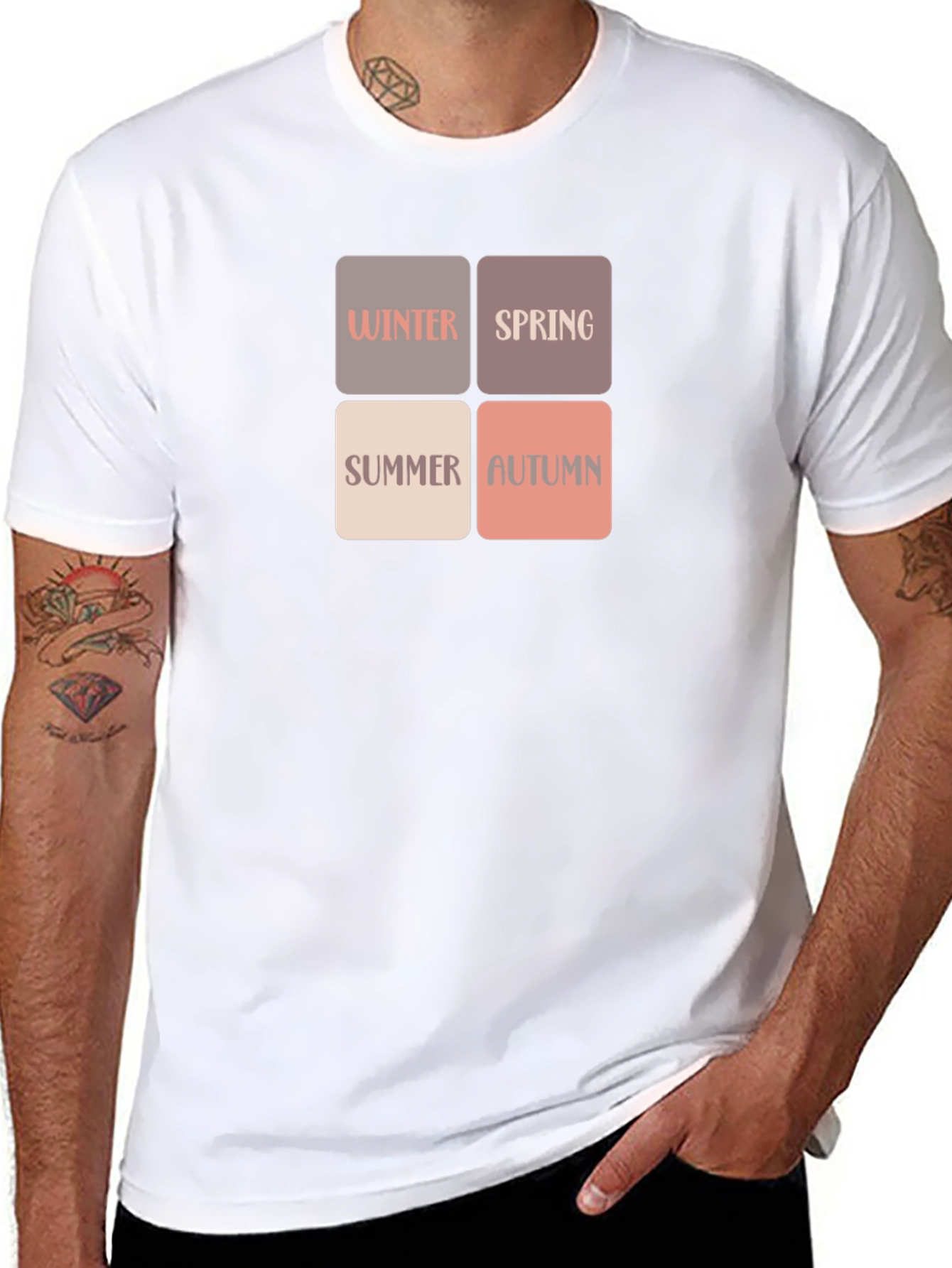 Seasons T-Shirt: Winter Spring Summer Autumn