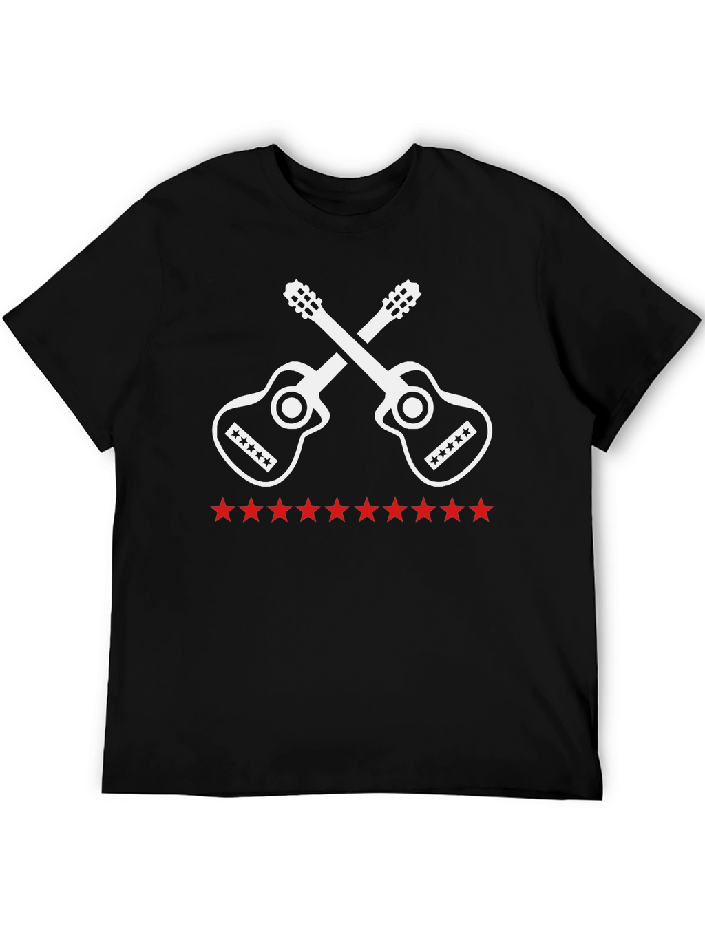 Guitar Star Graphic Tee - Black