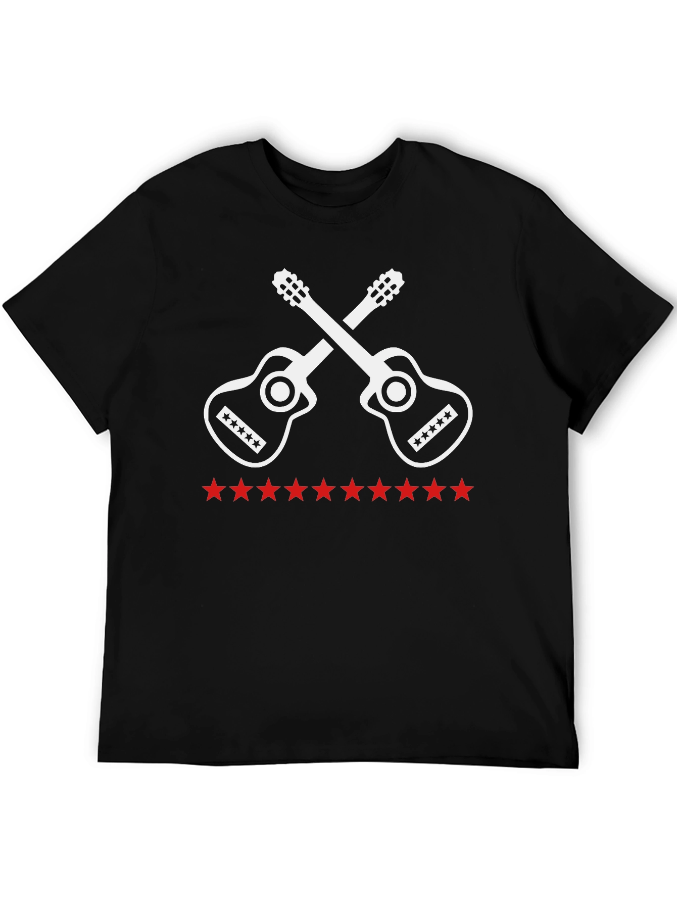 Guitar Star Graphic Tee - Black