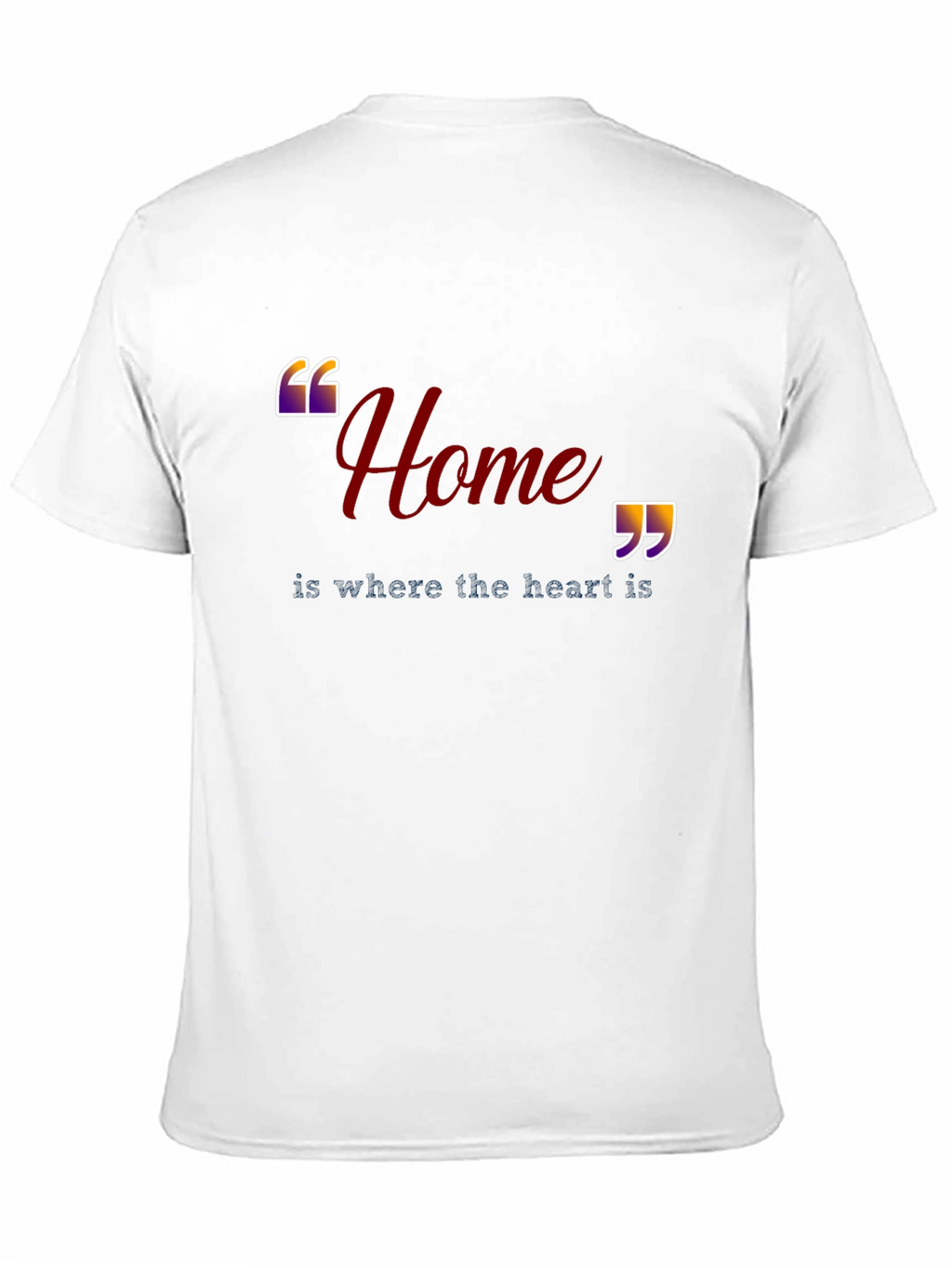 Home is Where the Heart Is Black T-Shirt