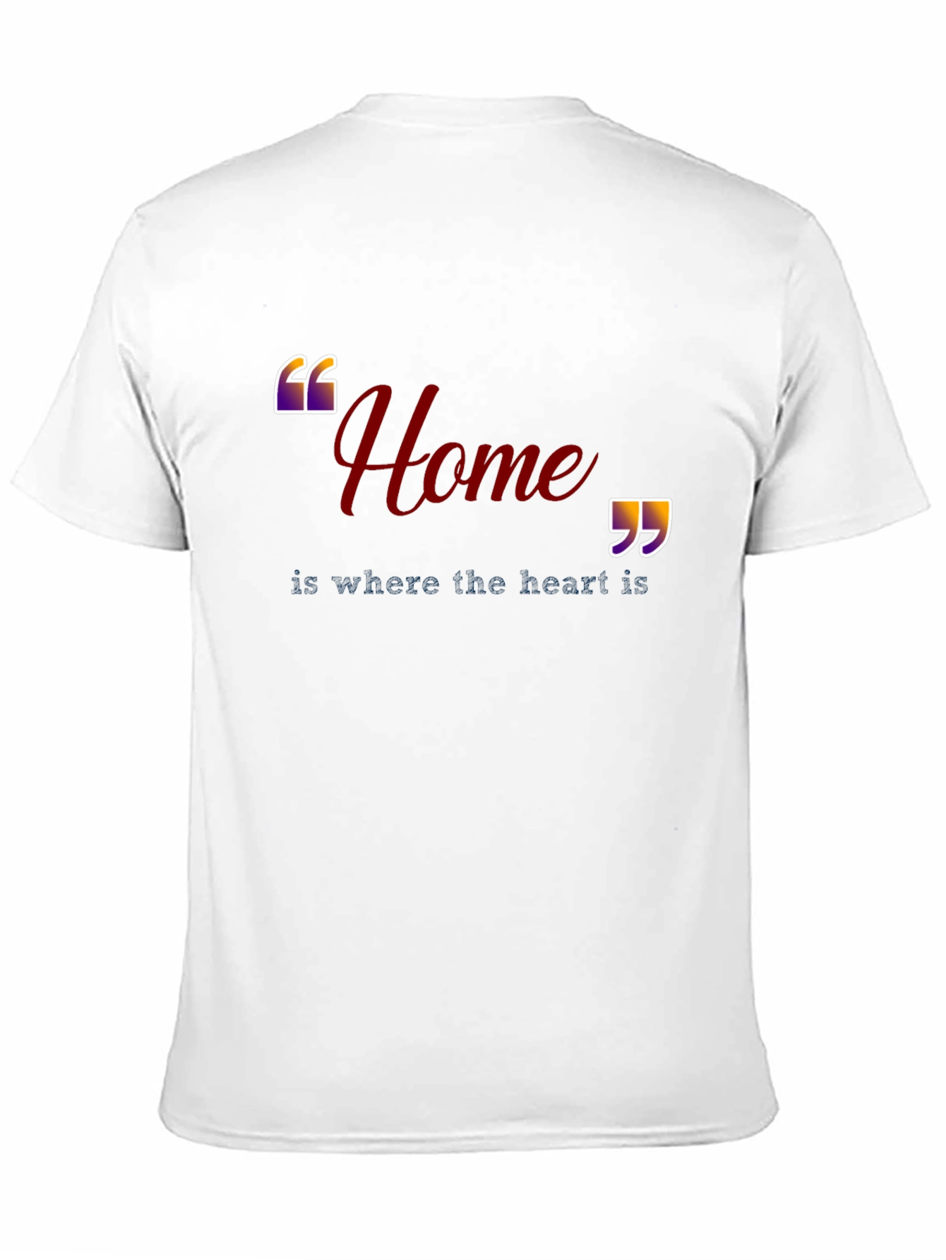 Home is Where the Heart Is Black T-Shirt