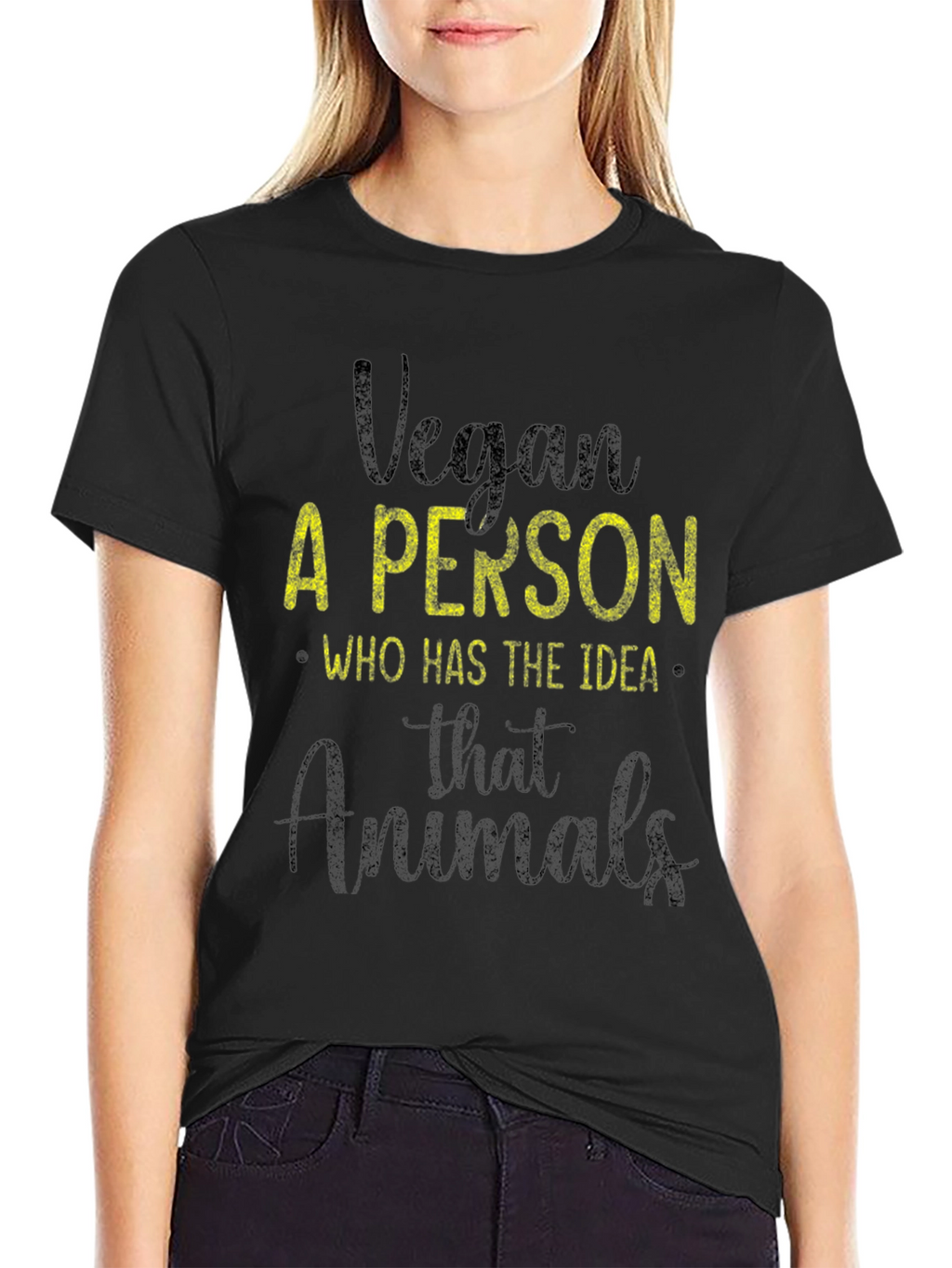 Vegan Graphic Tee - Animals T-Shirt