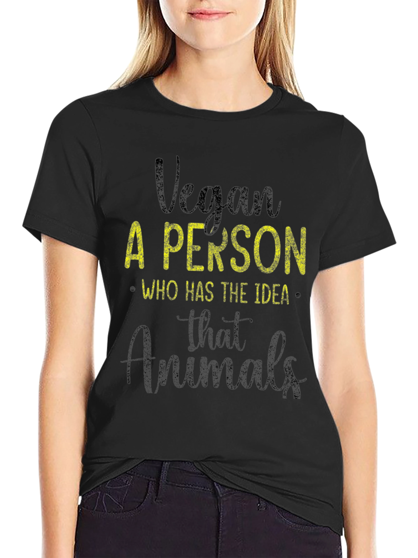 Vegan Graphic Tee - Animals T-Shirt