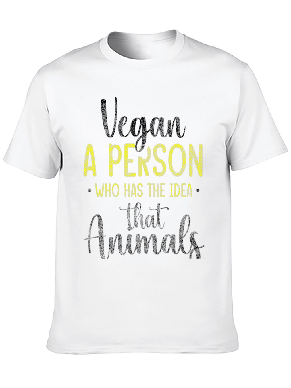 Vegan Graphic Tee - Animals T-Shirt