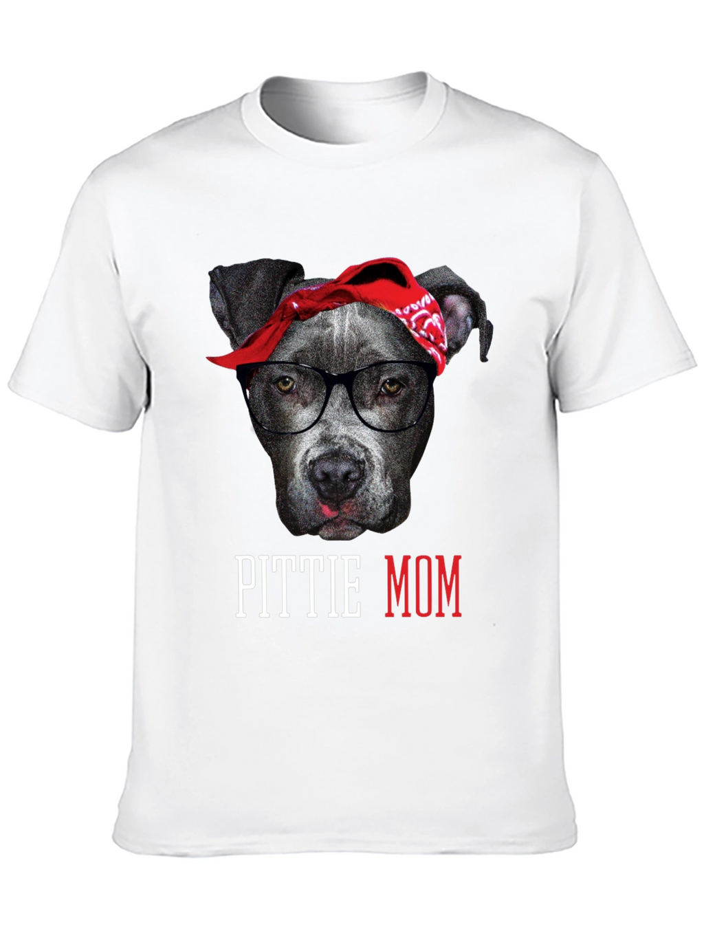 Pittie Mom T-Shirt - Dog Lover Tee