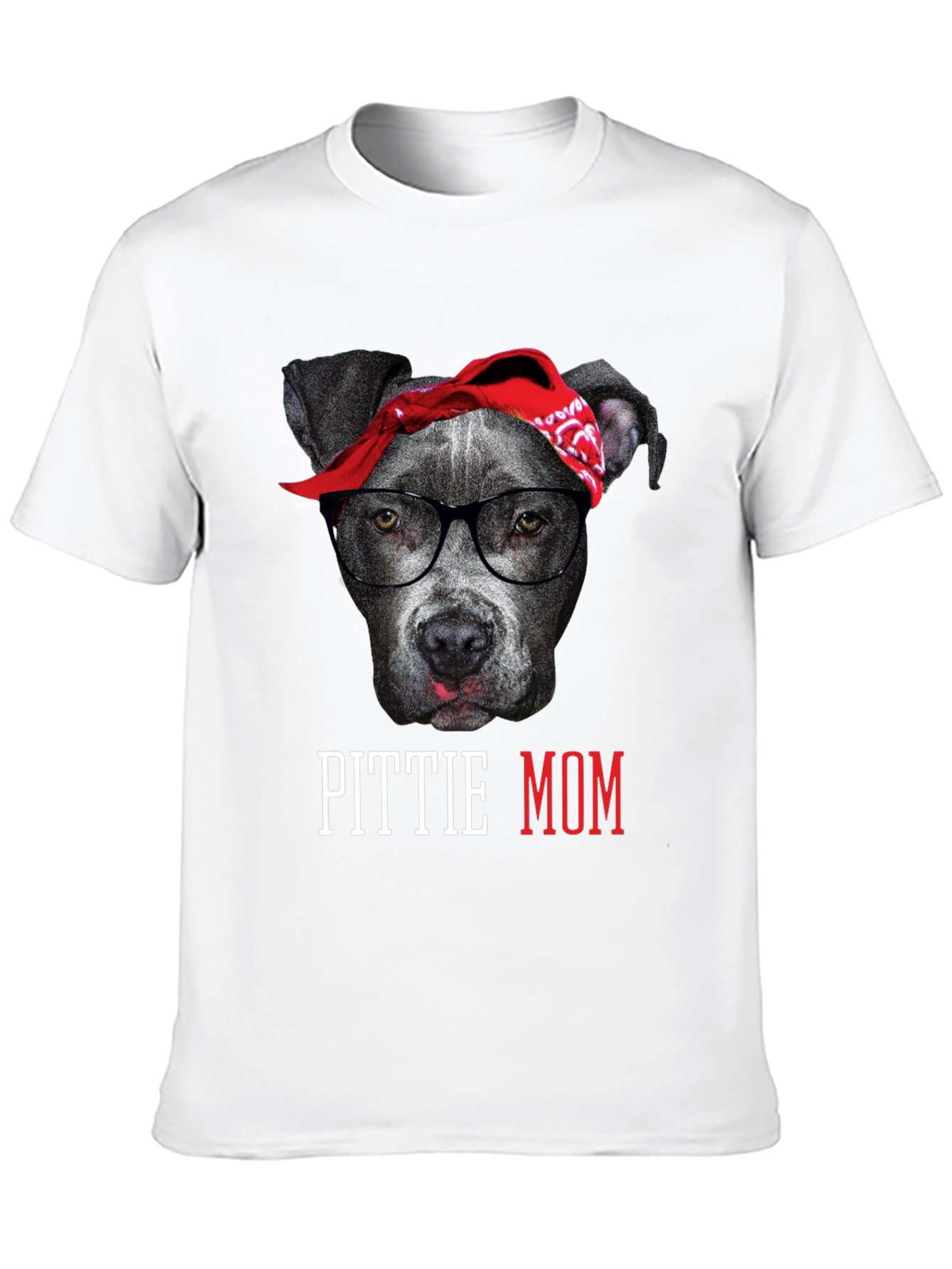 Pittie Mom T-Shirt - Dog Lover Tee