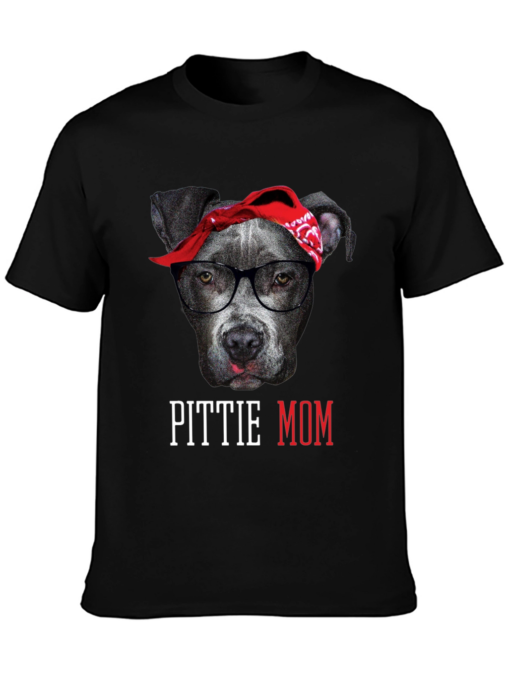 Pittie Mom T-Shirt - Dog Lover Tee