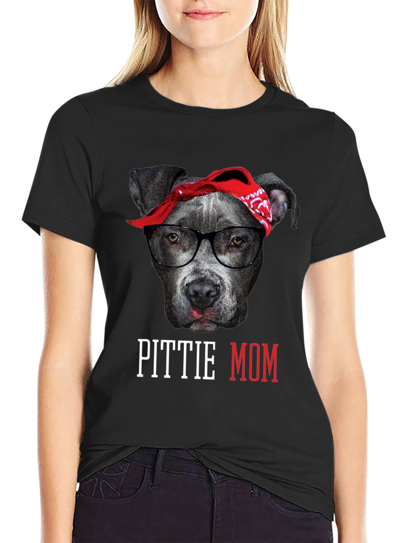 Pittie Mom T-Shirt - Dog Lover Tee