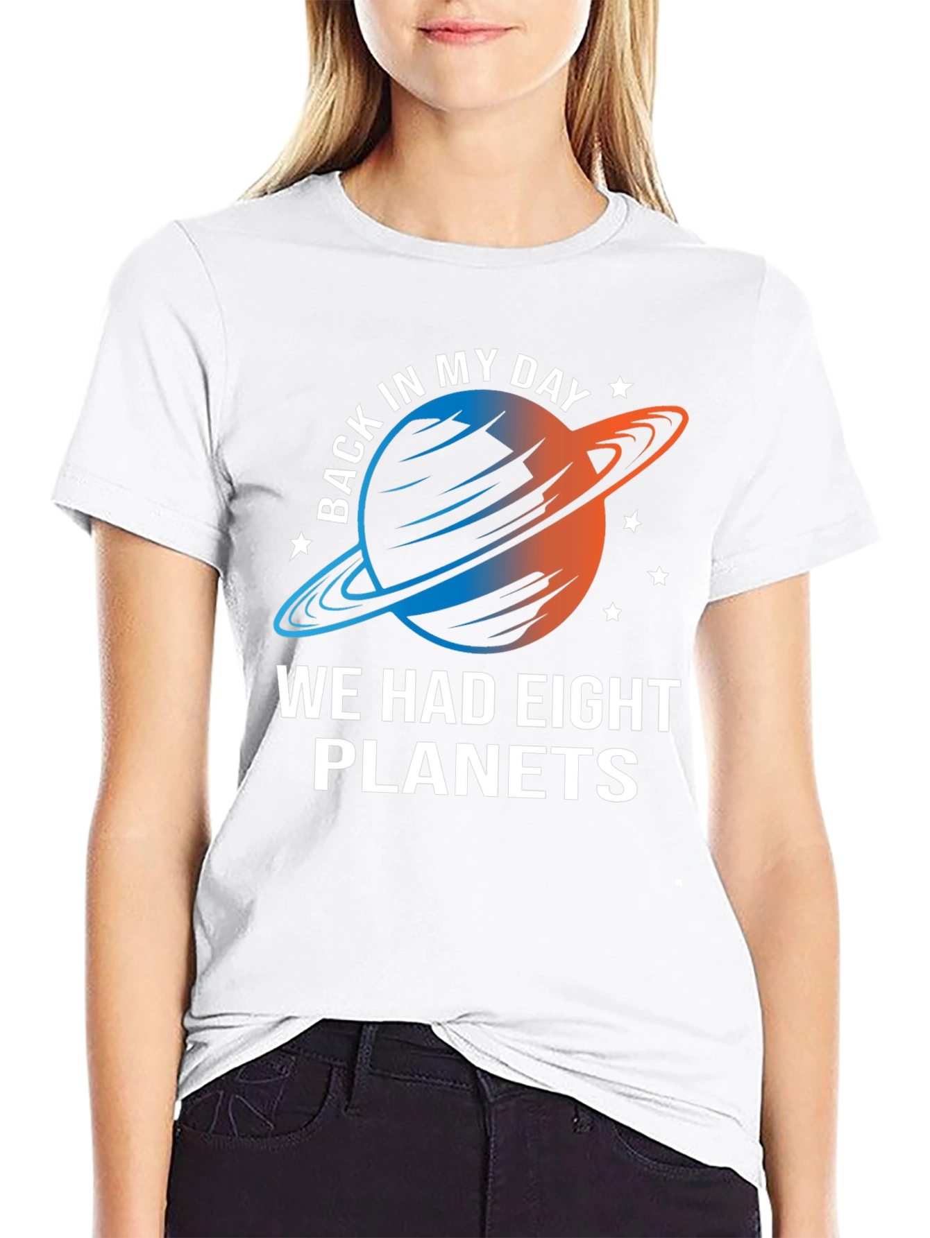 Eight Planets T-Shirt - Retro Space Tee