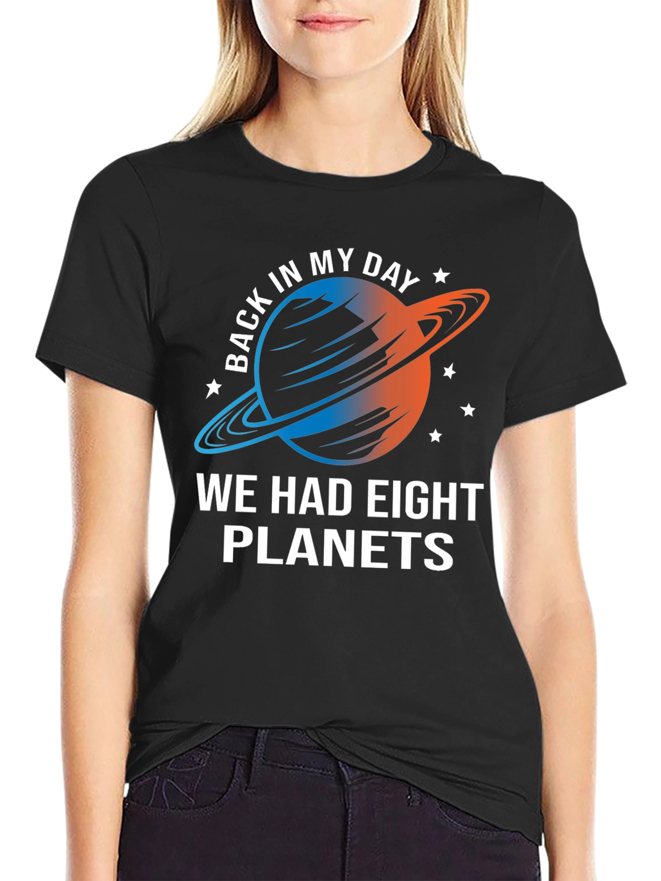 Eight Planets T-Shirt - Retro Space Tee
