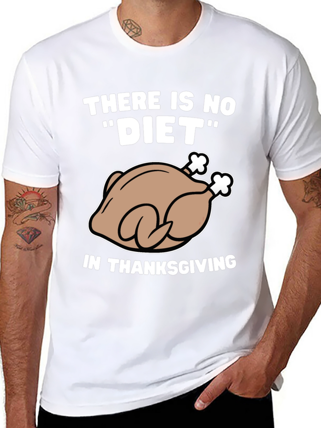 Thanksgiving Turkey Diet Humor T-Shirt