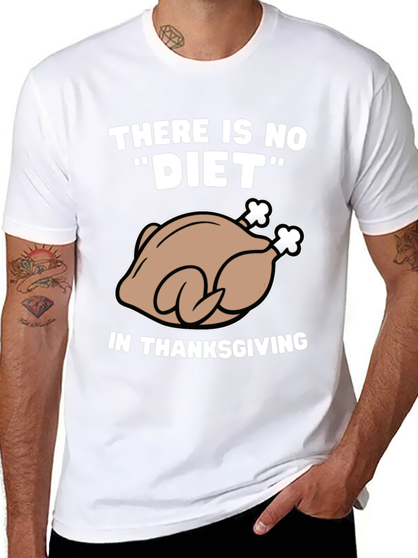 Thanksgiving Turkey Diet Humor T-Shirt