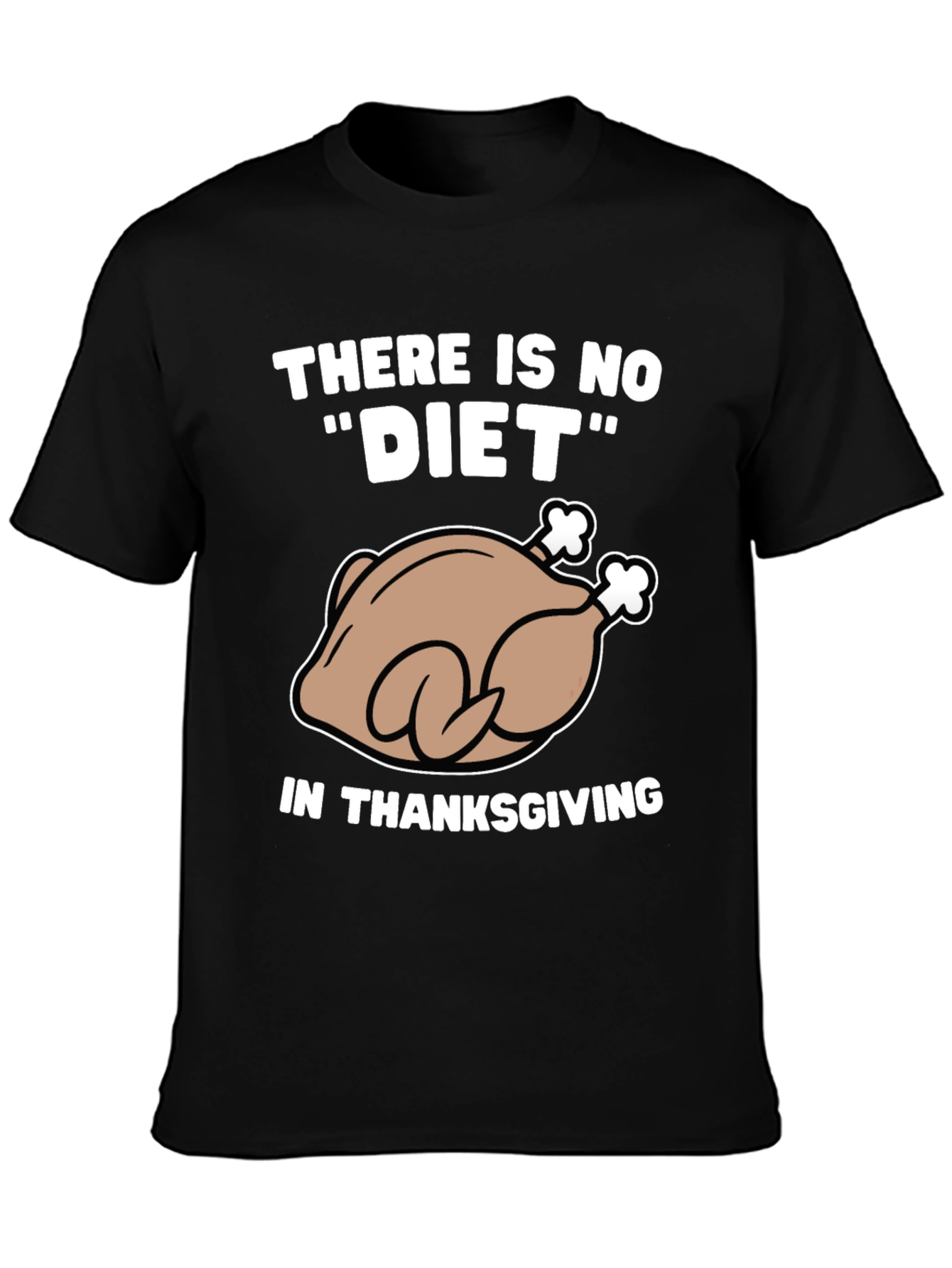 Thanksgiving Turkey Diet Humor T-Shirt
