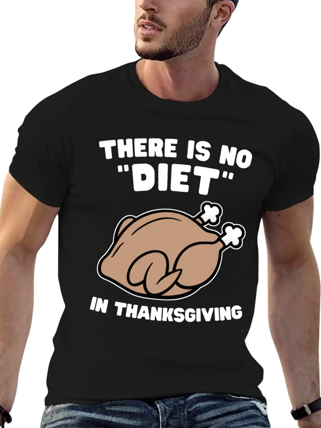 Thanksgiving Turkey Diet Humor T-Shirt