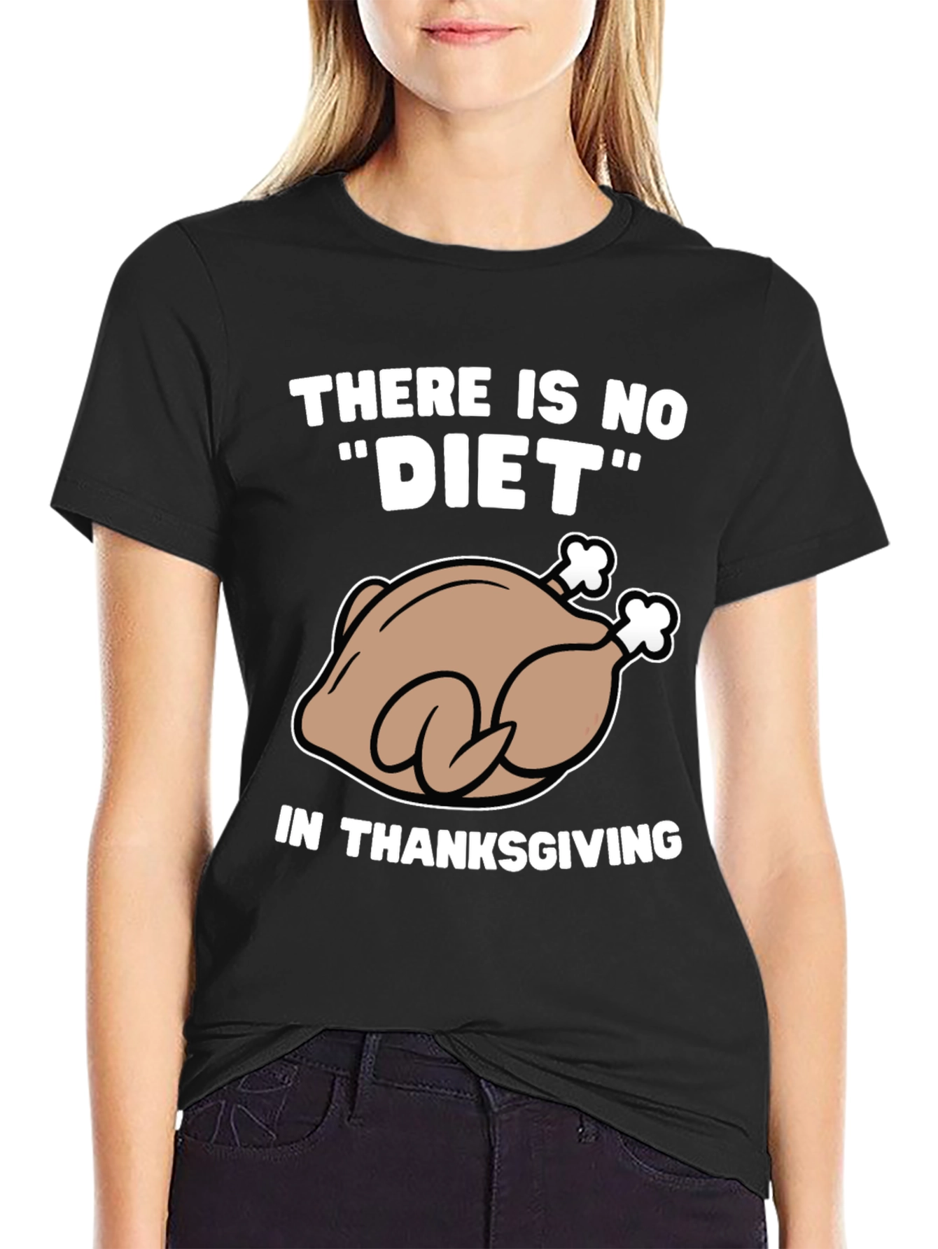 Thanksgiving Turkey Diet Humor T-Shirt