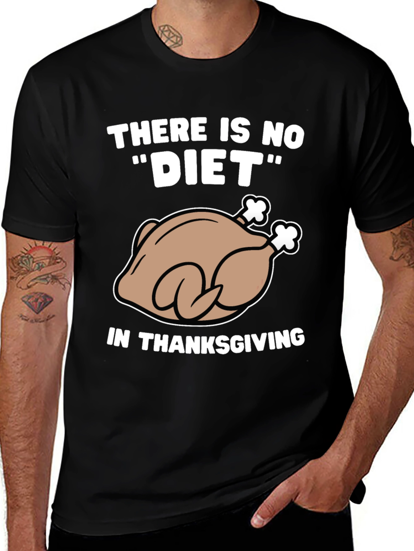 Thanksgiving Turkey Diet Humor T-Shirt