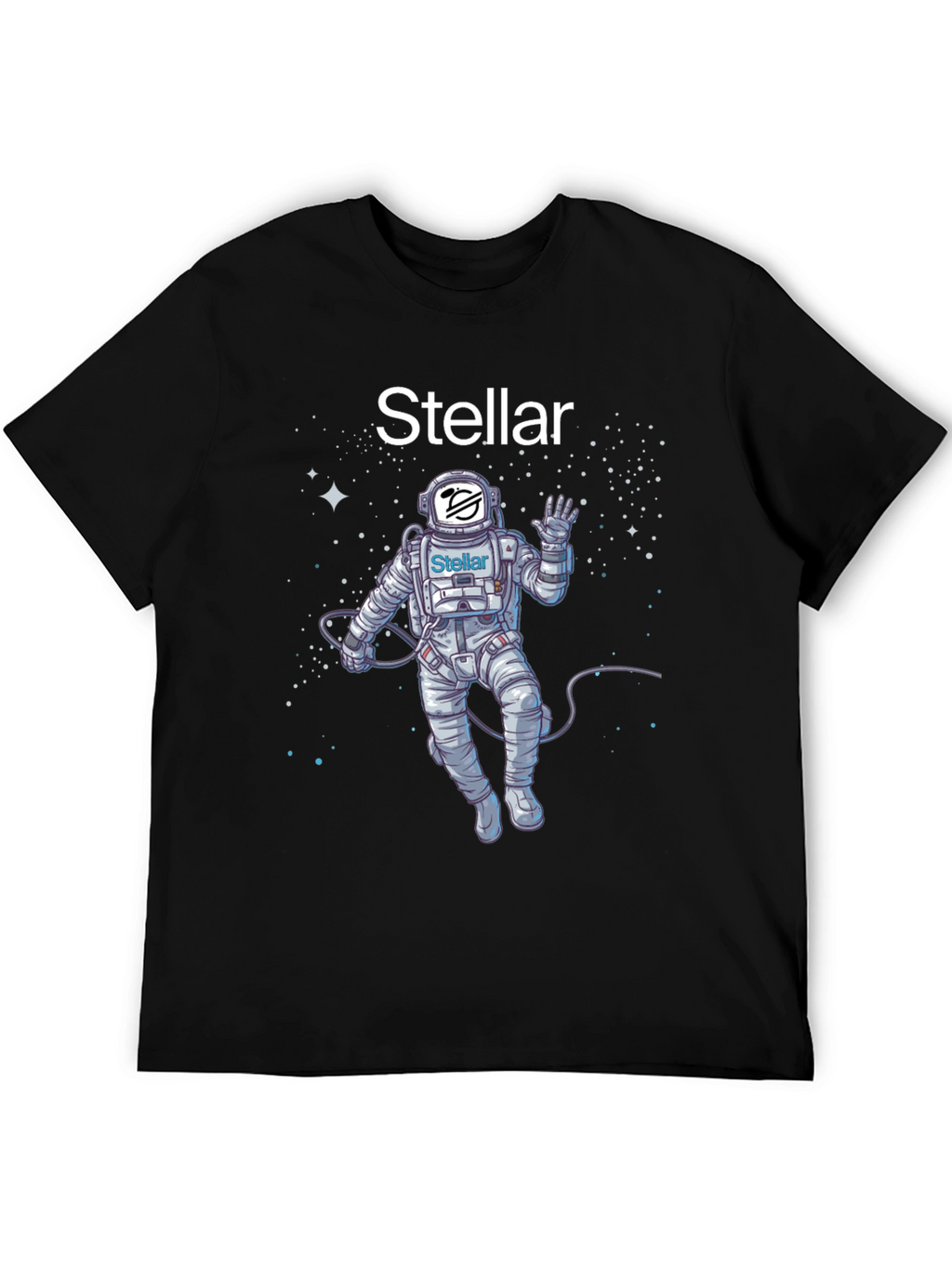 Stellar Astronaut T-Shirt - Space Crypto Tee