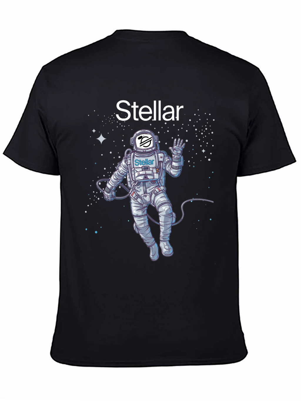 Stellar Astronaut T-Shirt - Space Crypto Tee