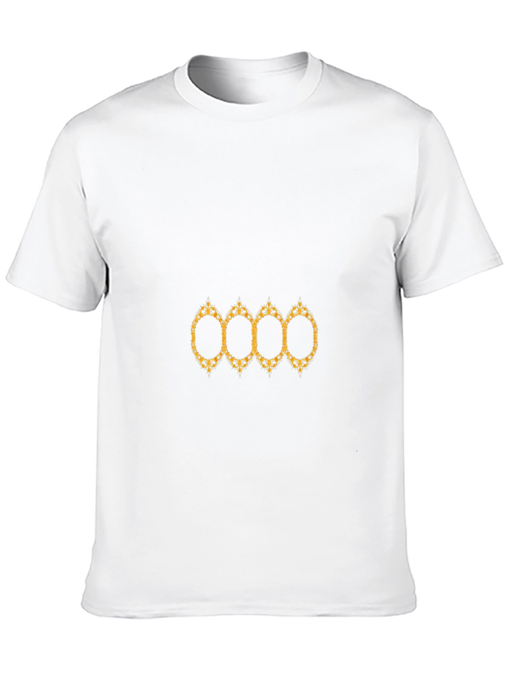 Ornate Gold Knuckle Duster Graphic T-Shirt