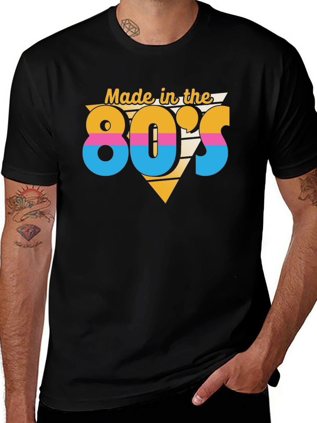 Made in the 80s Black T-Shirt