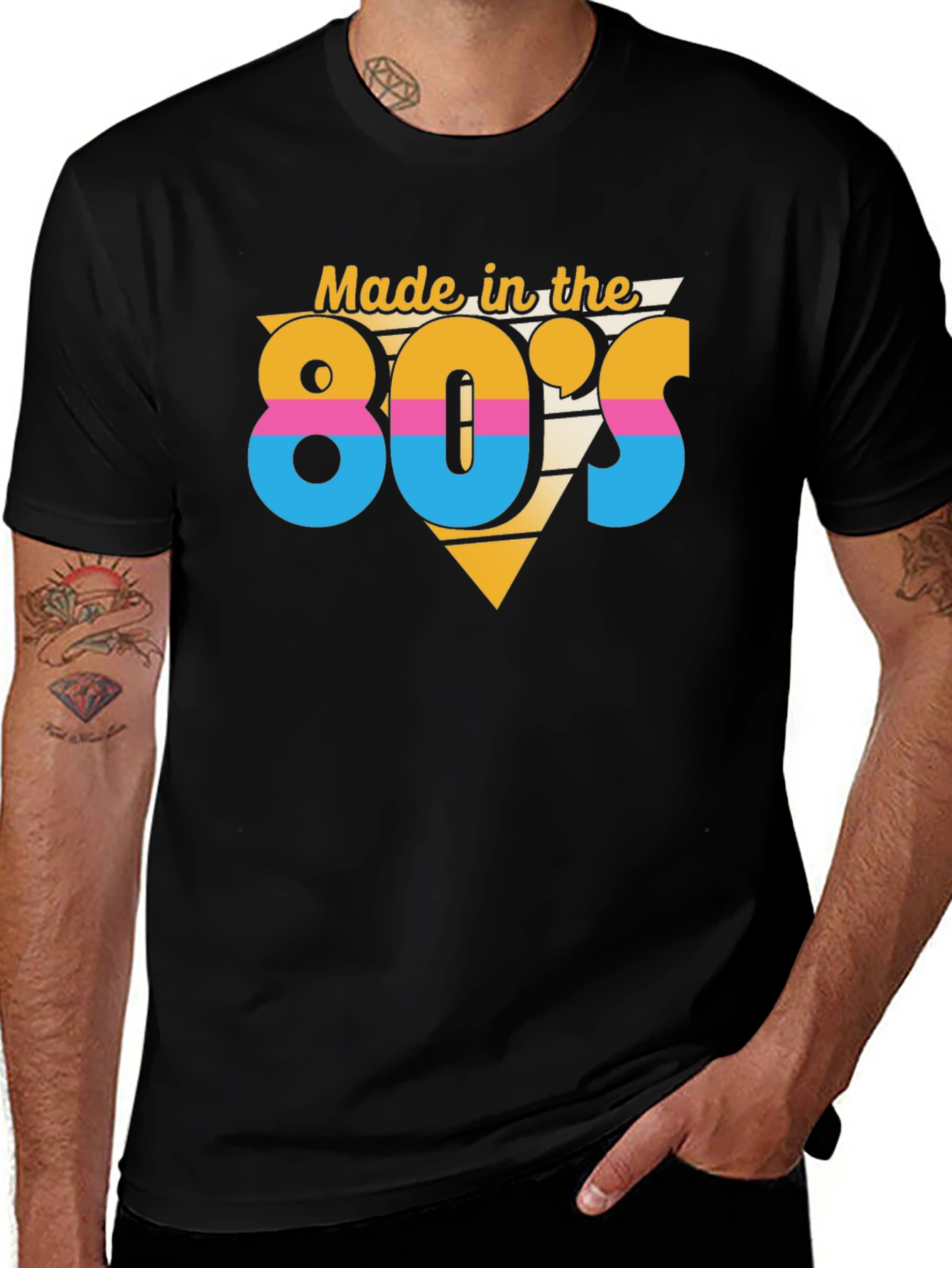 Made in the 80s Black T-Shirt