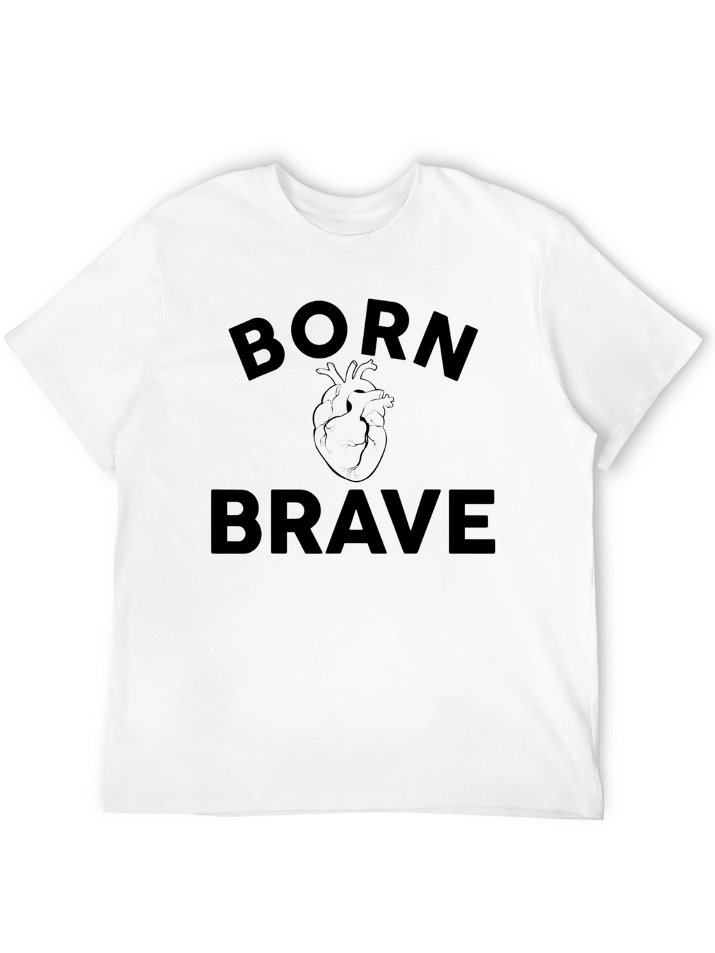 Born Brave Graphic Tee - Black
