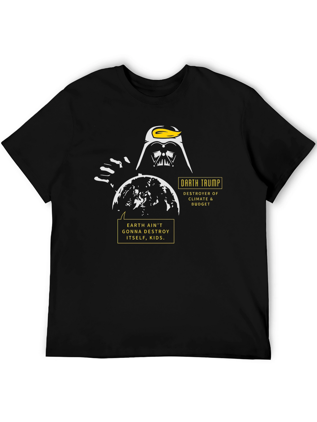 Darth Trump T-Shirt Political Climate Budget Humor Tee