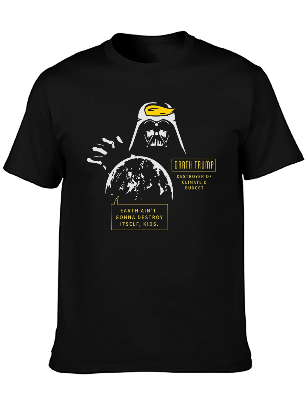 Darth Trump T-Shirt Political Climate Budget Humor Tee