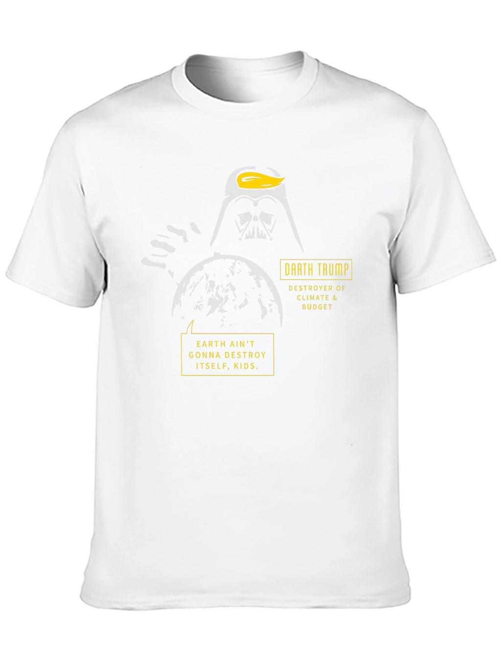 Darth Trump T-Shirt Political Climate Budget Humor Tee
