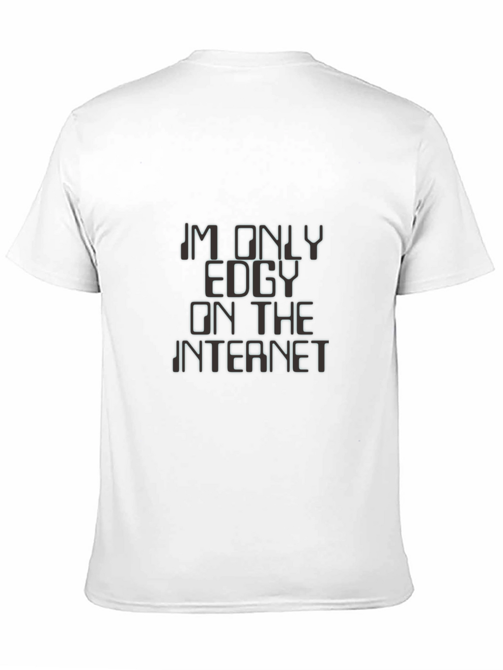 Edgy Internet T-Shirt - Black Graphic Tee