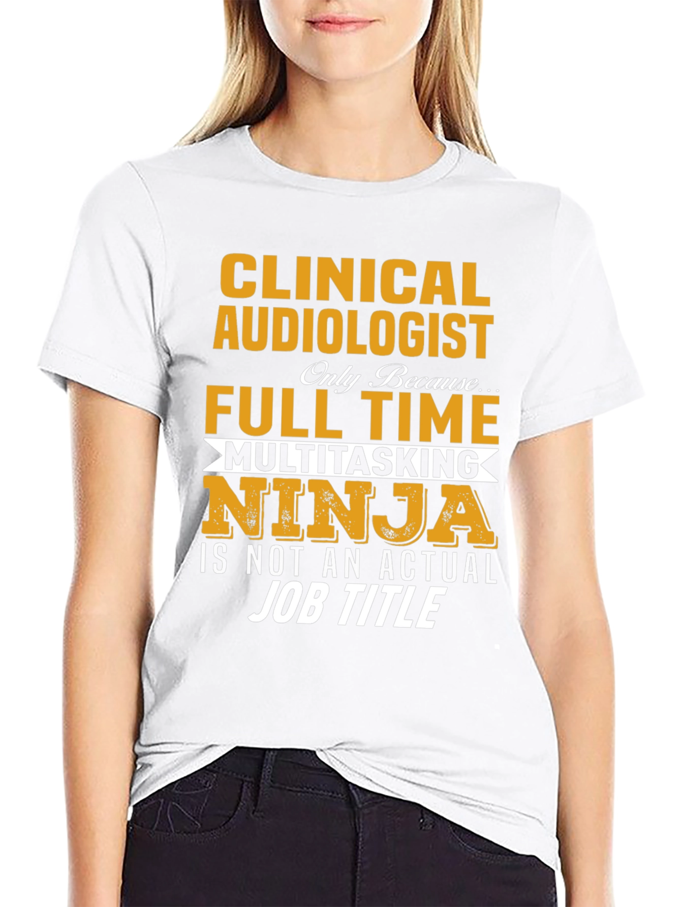 Clinical Audiologist Full Time Ninja T-Shirt