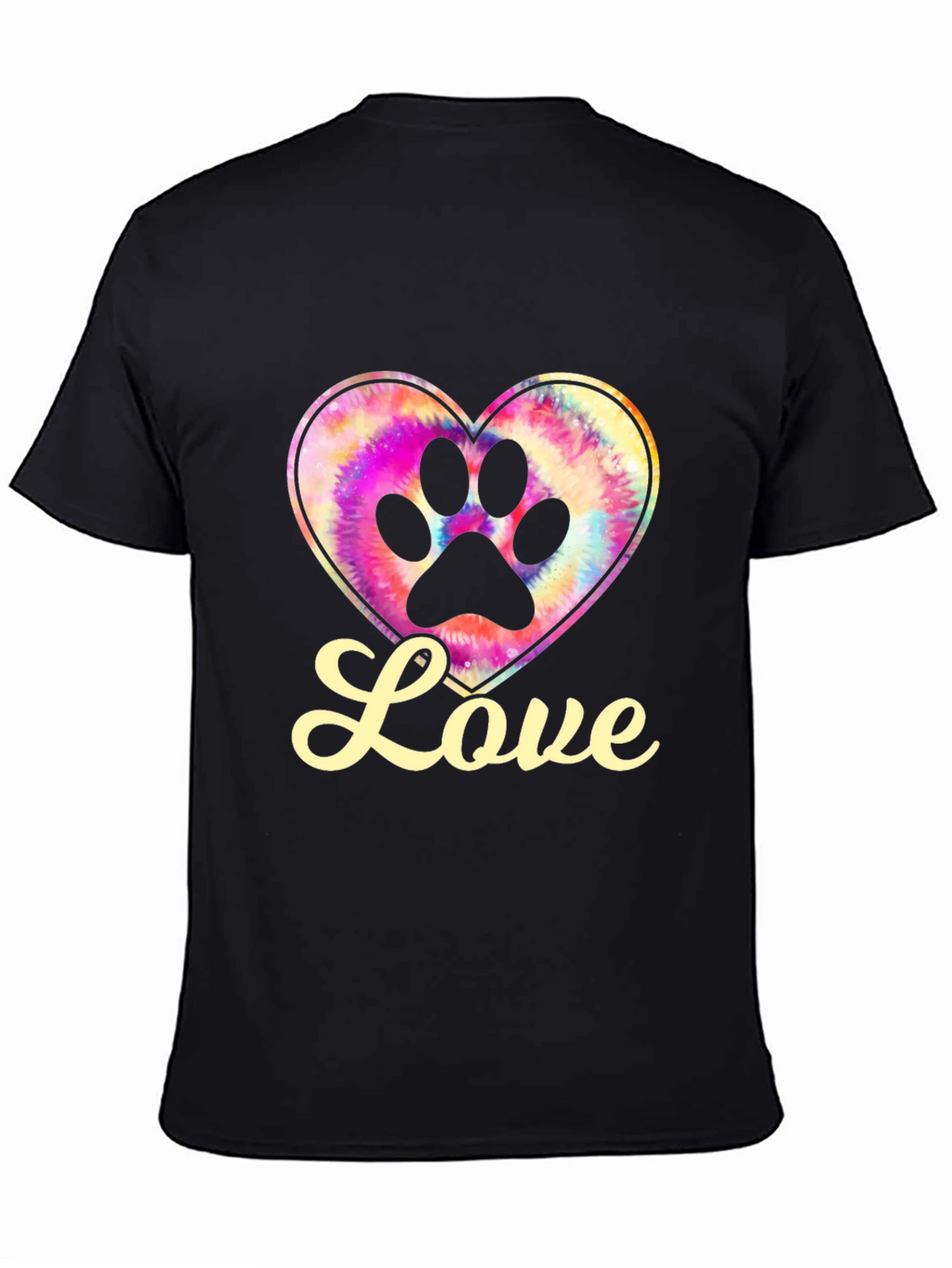 Love Paw Print Heart Tee