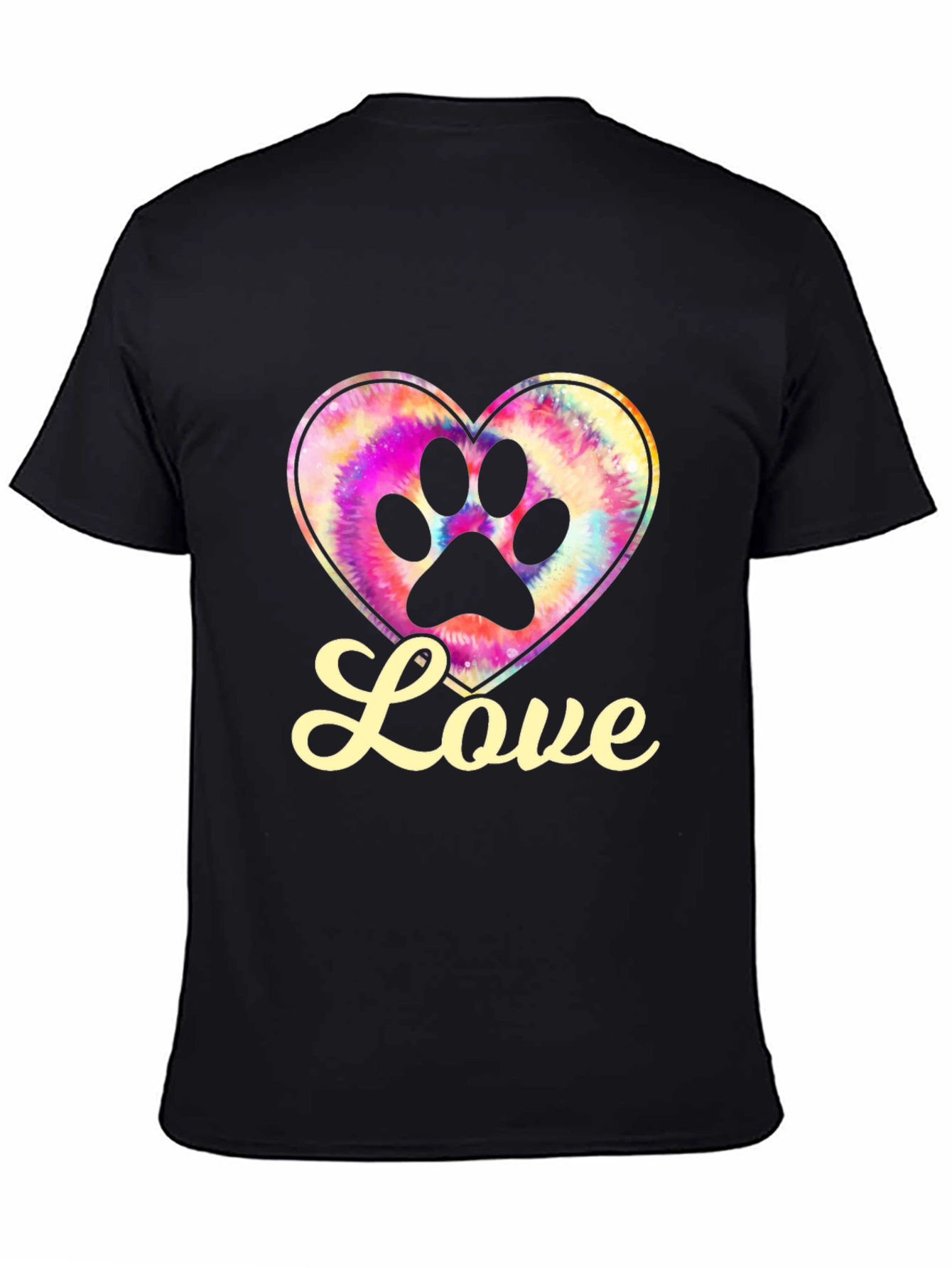 Love Paw Print Heart Tee
