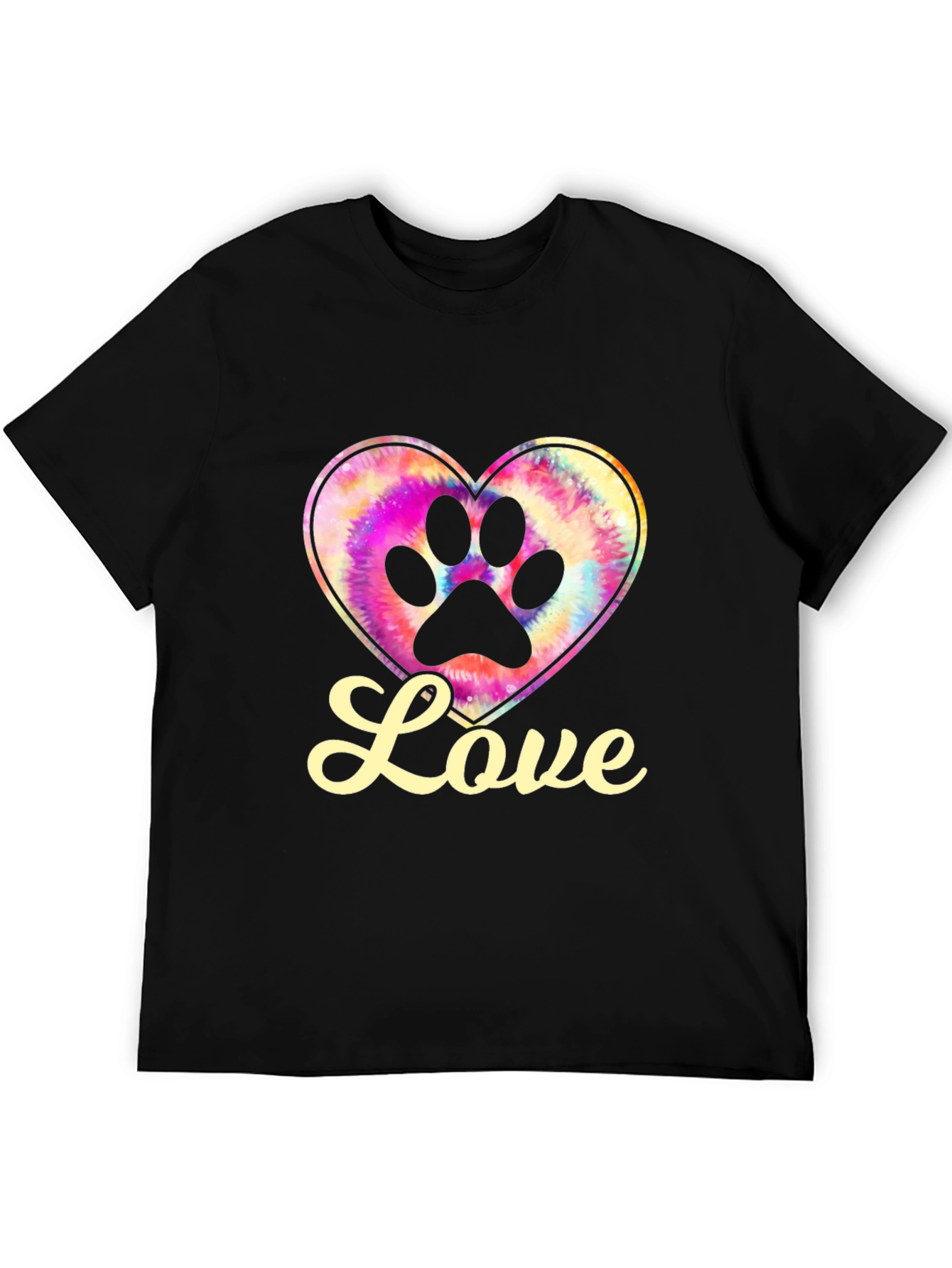 Love Paw Print Heart Tee