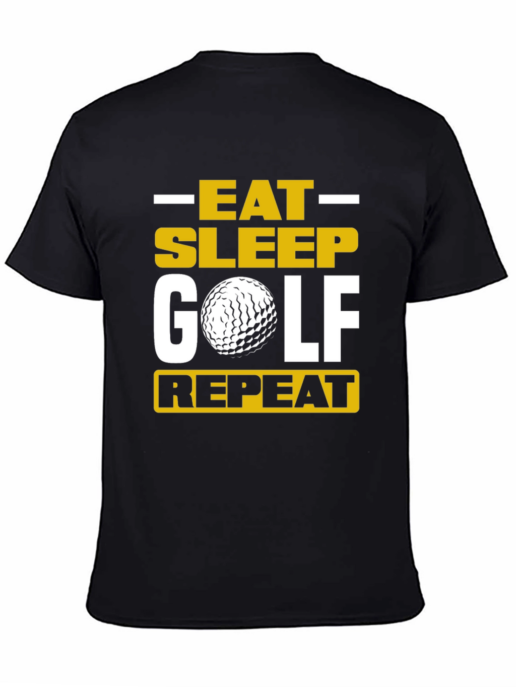 Eat Sleep Golf Repeat T-Shirt - Golfer Gift Tee