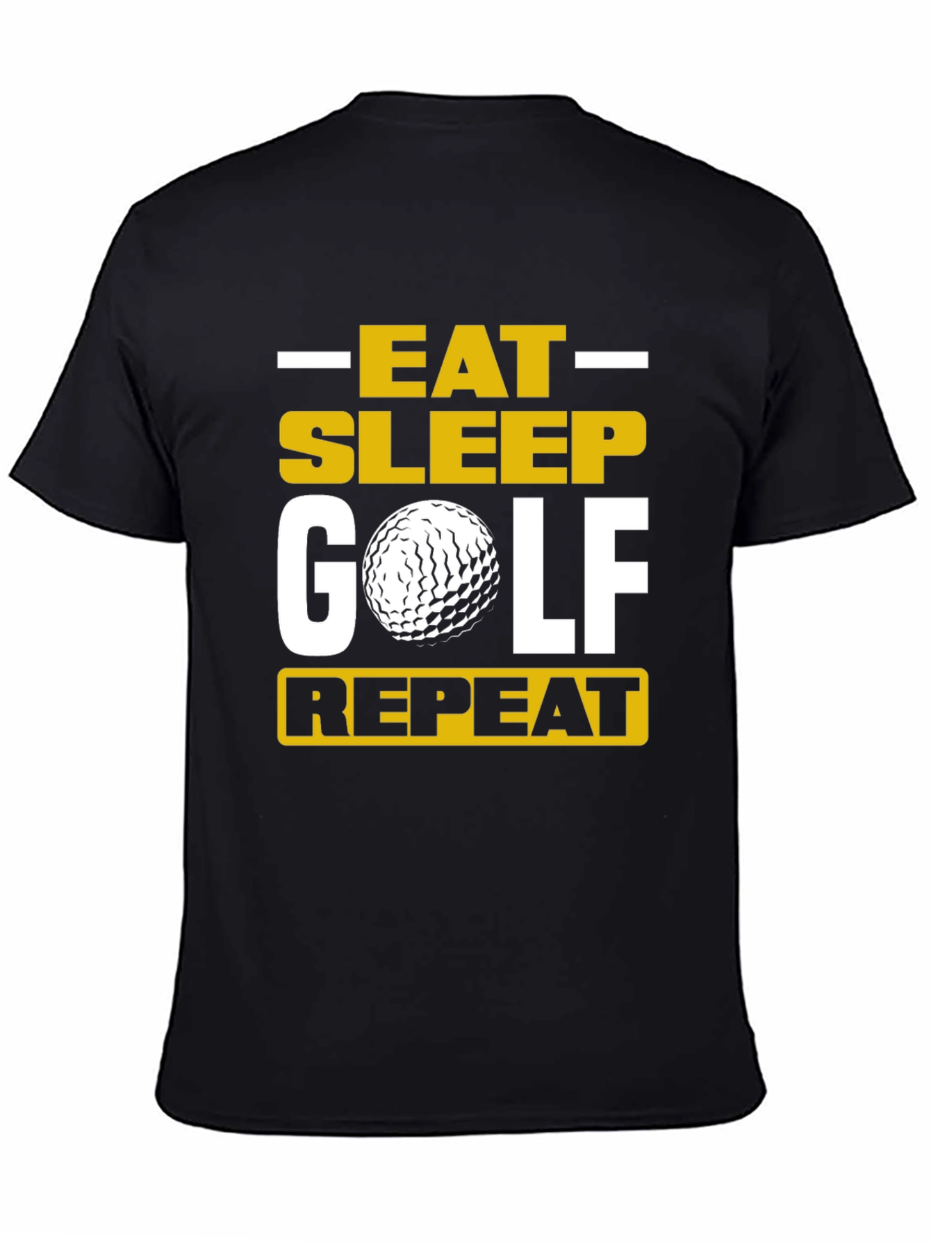 Eat Sleep Golf Repeat T-Shirt - Golfer Gift Tee