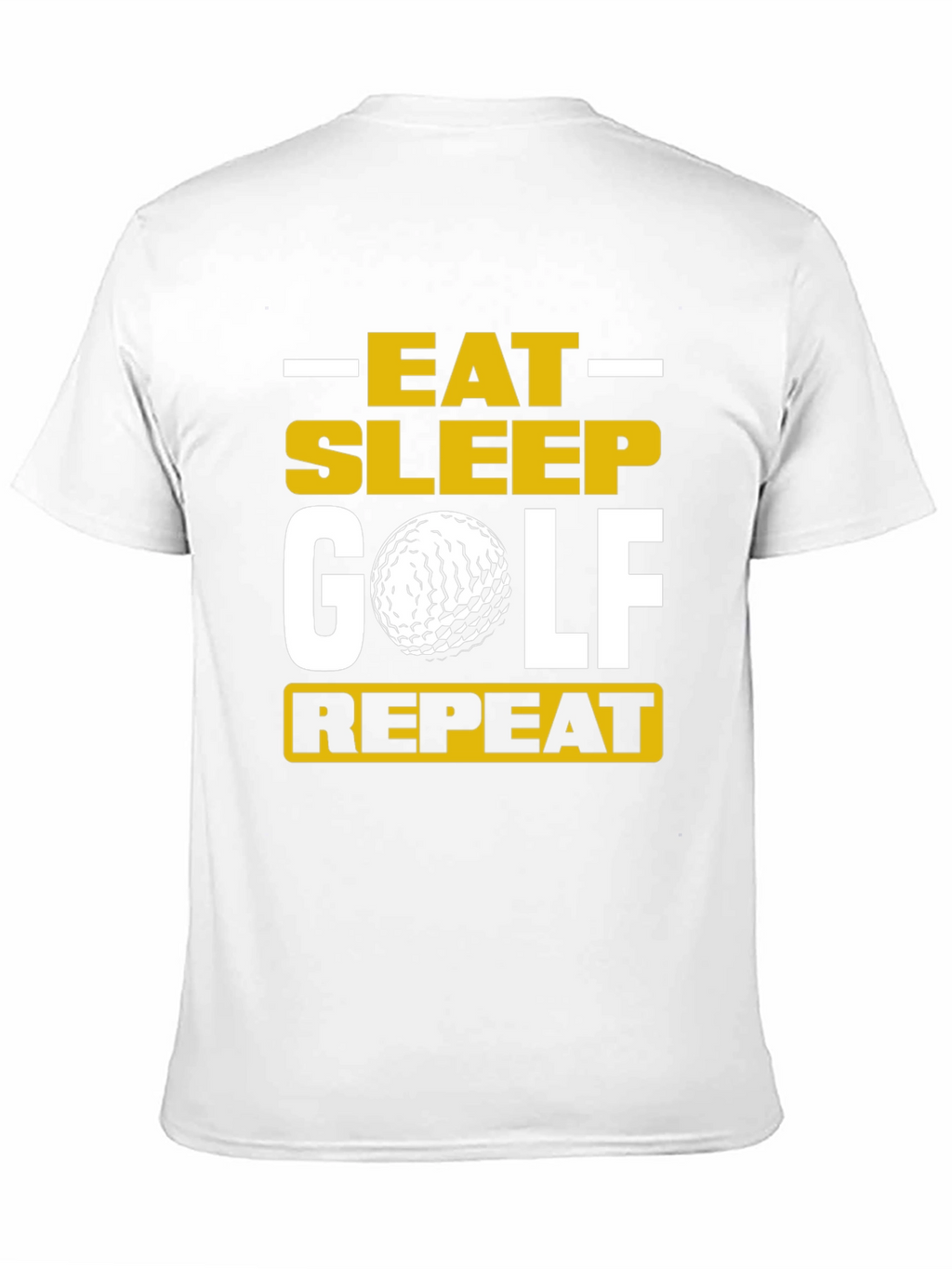 Eat Sleep Golf Repeat T-Shirt - Golfer Gift Tee