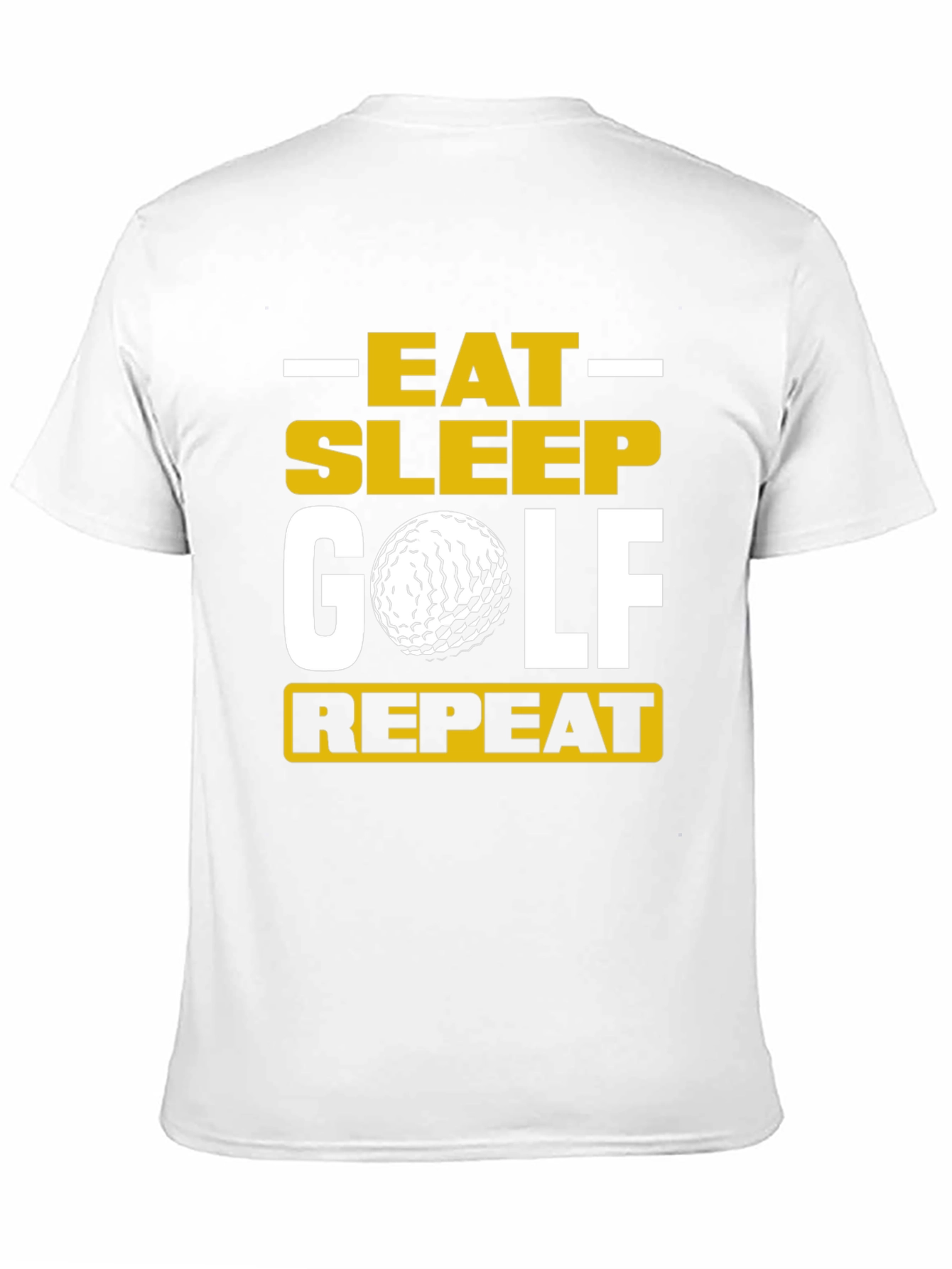 Eat Sleep Golf Repeat T-Shirt - Golfer Gift Tee