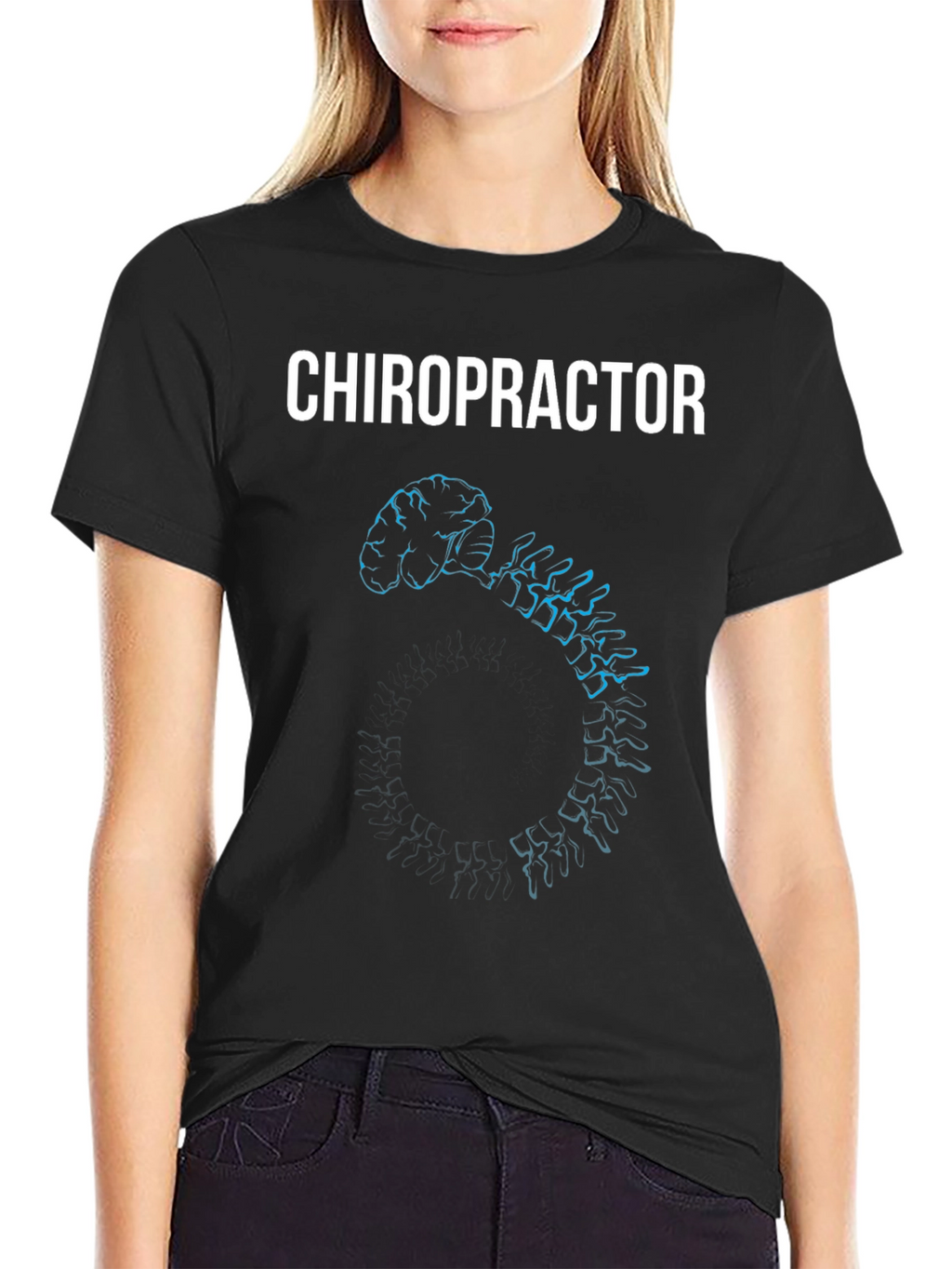 Chiropractor Brain & Spine Anatomy T-Shirt
